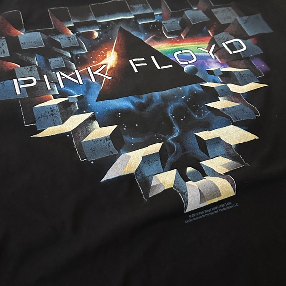 2016 Liquid Blue Pink Floyd Band Shirt - Picture 5 of 6